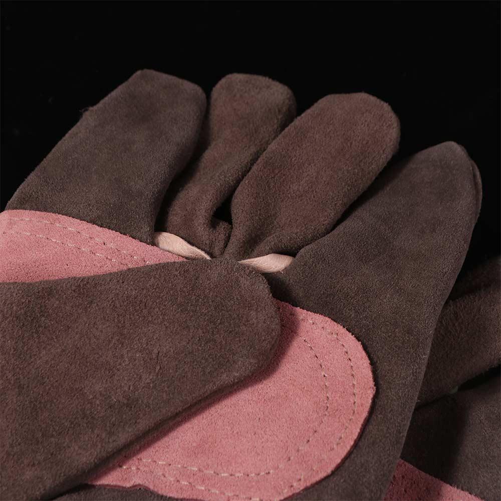 1 Pair Labor Protection Leather Work Gloves Thickened Gardening Gloves Protection Safety Supplies