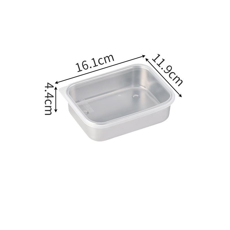 Ящик для хранения в холодильнике из нержавеющей стали, органайзер для свежести, пищевой контейнер с видимой крышкой, кухонные принадлежности для фруктов и овощей