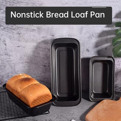 Антипригарная форма для выпечки хлеба, тостов, углеродистой стали, прямоугольная форма для выпечки для брауни, мясного рулета