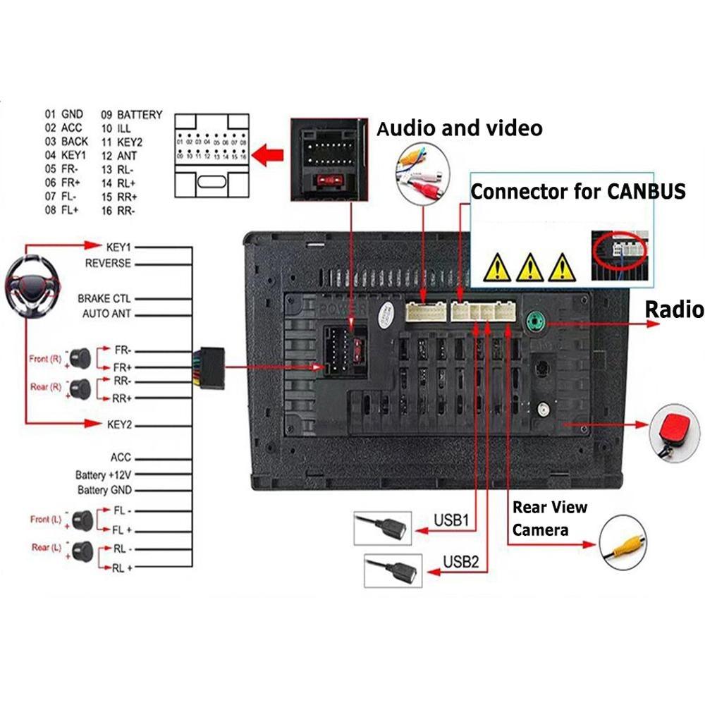 Android Car Radio For Toyota Aqua 2011-2014 Multimedia Player Head Unit Stereo GPS Navigation BT WIFI 1+16GB