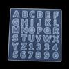 Epoxy Resin Transparent Mold Large Alphabet Number Silicone Mould