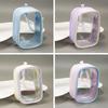 Portable Doll Storage Bag Clear Outdoor Doll Display Bag 10cm Transparent Doll Bag  Storage Bag