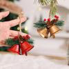 1/4Pcs Christmas Bells Easy Installation Lanyard Design Pine Cone Shape Xmas Bells Doors Windows Tree Decor