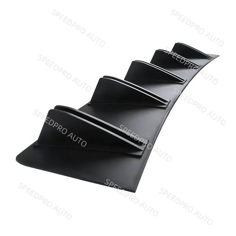 Rear Diffuser 5 Fins Shark Bumper Splitter Spoiler Lip For Jetta MK6 6.5 MK7 Car Body Kit Accessories Carbon Fiber
