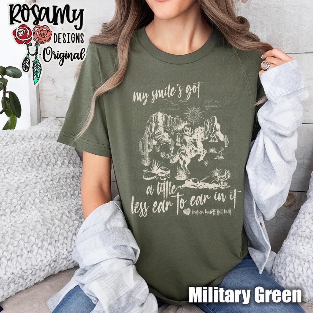 Broken Hearts Still Beat Shirt, Cream,, TShirt, Tee, Cowgirl. Rodeo, Bella Canvas, Unisex, Country Western, Trendy, Aesthetic, Gift for Her