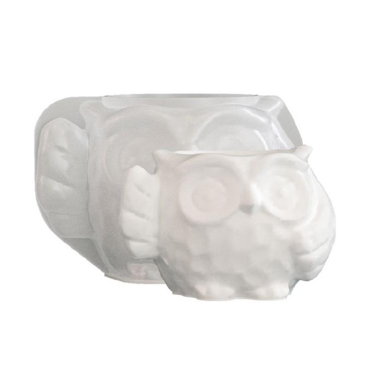 Силиконовая форма «Сова» для легкого извлечения, для проектов из эпоксидной смолы и декоративной банки для хранения, форма для суккулентов