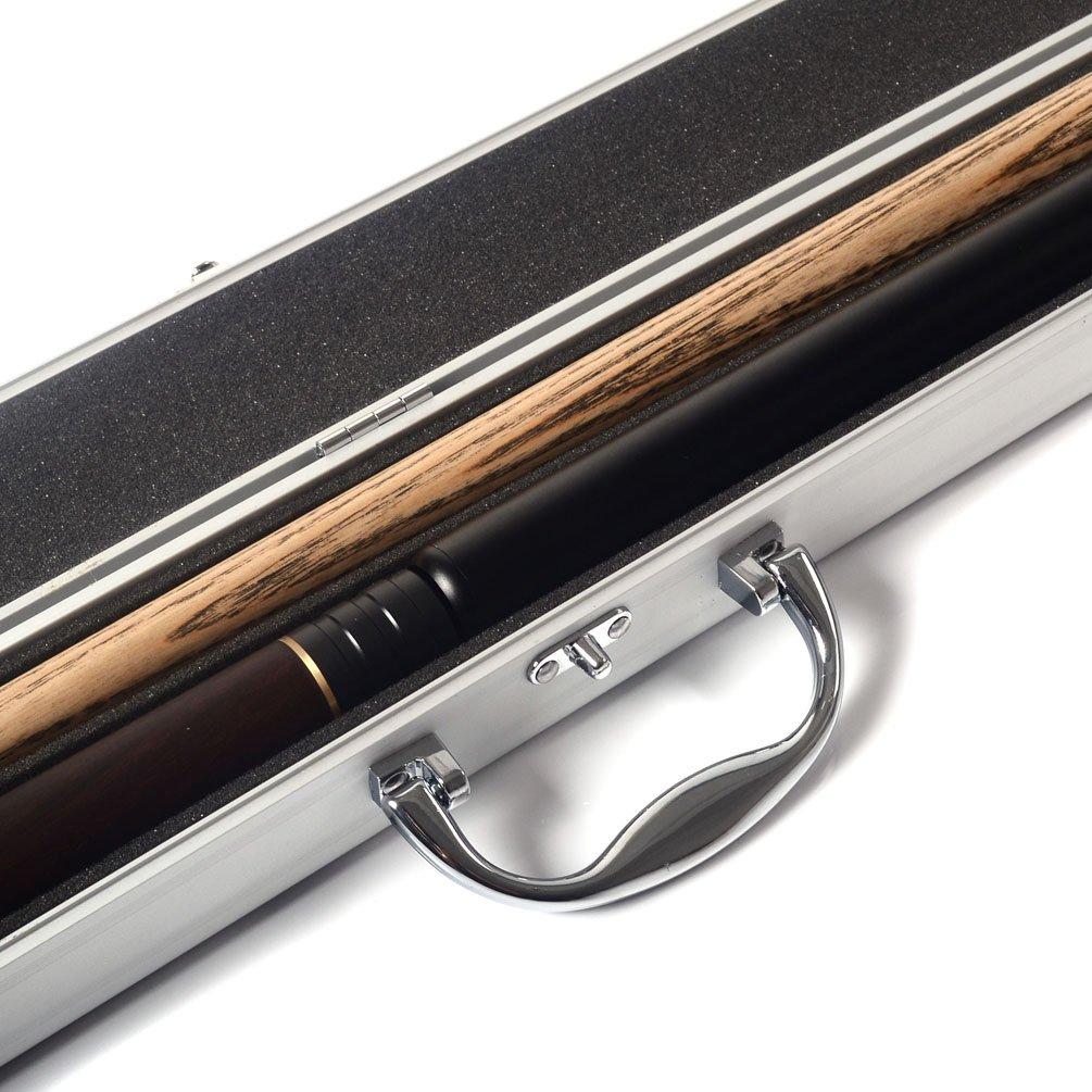 CUESOUL Handcrafted Jointed Snooker Cue with Extension and Aluminum Cue Case 57" 3/4 (D307)