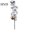 LED Garden Halloween Decor Ghost Stake Light, Waterproof Ground Pathway Lighting Lamp, for Outdoor Yard Lawn Path Decoration Holiday Illuminated