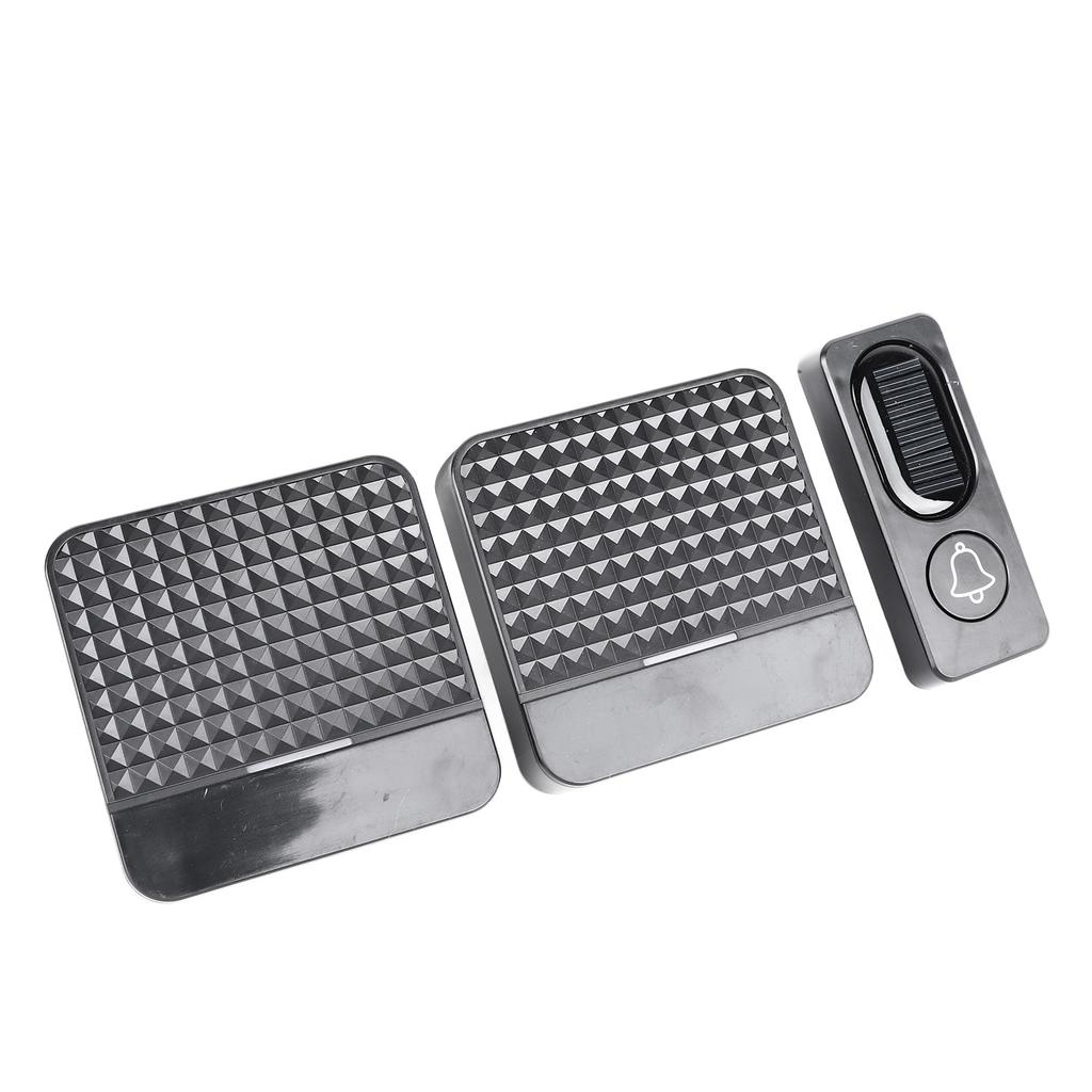 Self Powered Doorbell Black Battery Free Wireless Smart Elderly Pager Mini Doorbell
