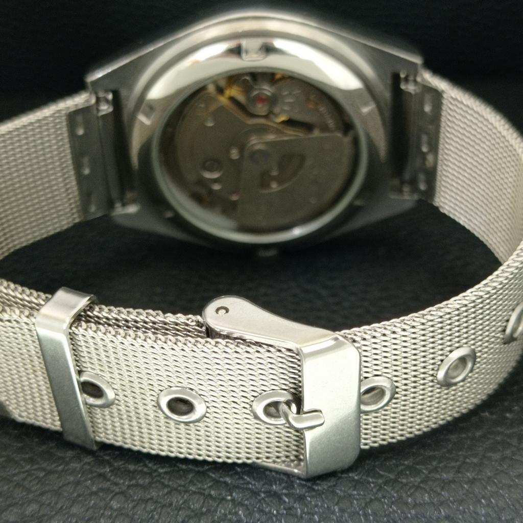 АВТОМАТИЧЕСКИЕ ВИНТАЖНЫЕ МУЖСКИЕ ЧАСЫ ORIENT CRYSTAL ЯПОНИЯ ЧЕРНЫЙ ЦВЕТ ЦИФЕРБЛАТ a707757-1