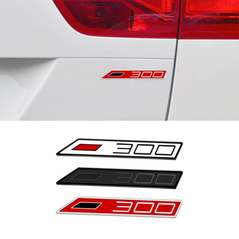 3D Metal Car Rear Trunk Race Flag Emblem Fender Rear Nameplate R 300 Badge Sticker For Seat Leon Cupra Ateca Arona Ibiza Altea