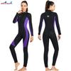Diving Suit 3MM One-piece Long-sleeved Cold-proof Warm Swimsuit Snorkeling Surfsuit