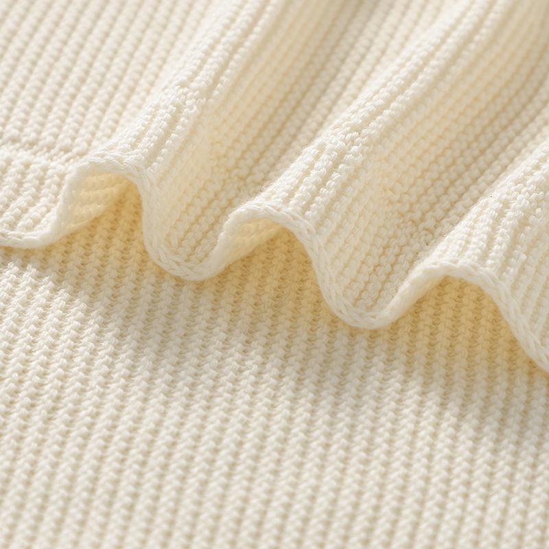 Baby Blankets 100*80cm Cotton Knit Newborn Infant Boys Girls Stroller Bed Swaddle Wrap Quilts Super Soft Toddler Receiving Mats