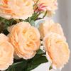 European 3-Head Peony Artificial Flower, Western Rose Design for Home & Wedding Decoration (MW51010)