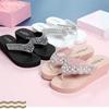 Fashion Women Summer Sandals Sequins Beach Female Flip Flops Ladies Slippers High Heels Shoes For Women 2025 Platform Wedges Slippers