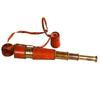 45.72 Cm Handmade Brass Spyglass Telescope with Leather Case Nautical Decor, Pirate Style