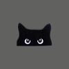 2Pcs Cute Black Cat Embroidered Clothing Patches For Clothes Parch Iron On Fabric Sticker