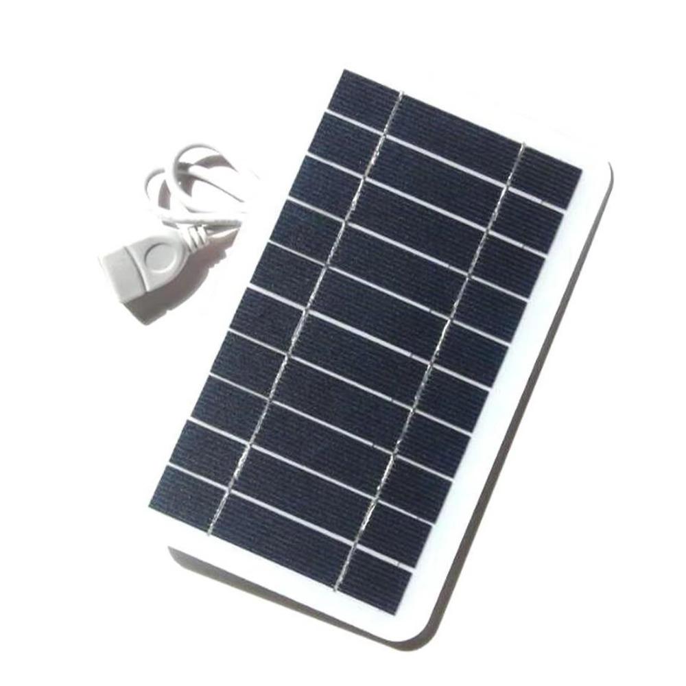 with USB Output USB Solar Charger Panel 2W/4W/6W/8W Outdoor Solar Charger Electric Fan