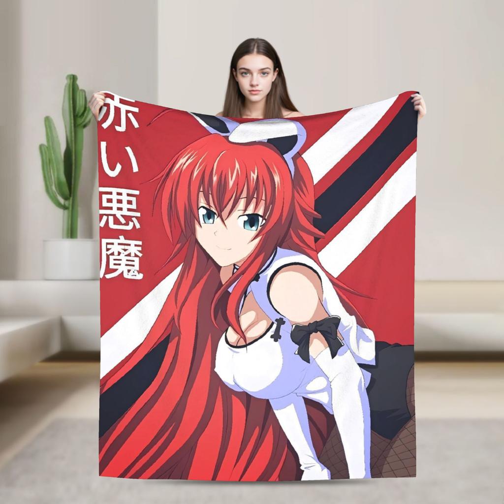 Старшая школа DxD Фланелевые одеяла Зима Мягкое прочное одеяло для студентов Спальня Эстетичное покрывало Покрывало для дивана-кровати