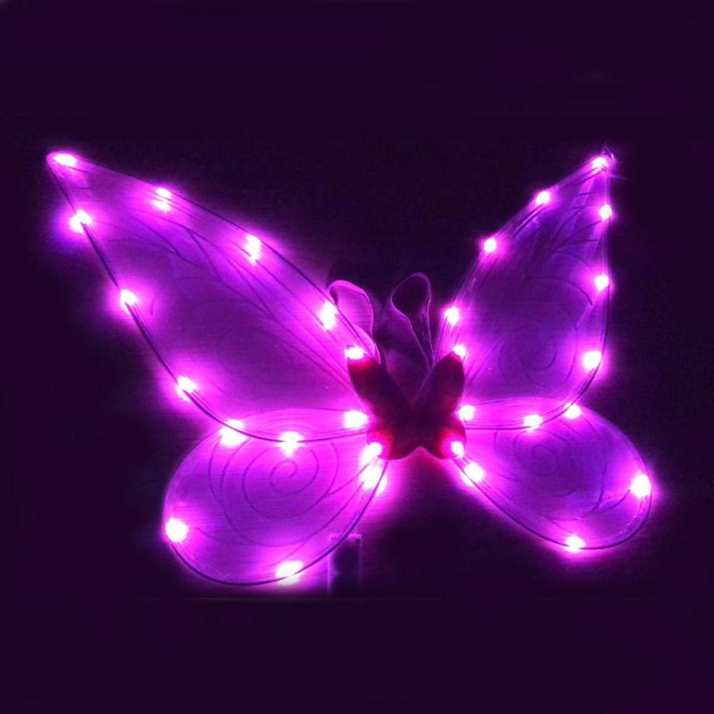 Косплей Костюм Светящиеся Крылья Органза Цветок Принцесса Ангельские Крылья