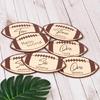Football Theme Baby Monthly Milestones Marker Card Infant Commemorative Calendar Card Record Growth Photography Props