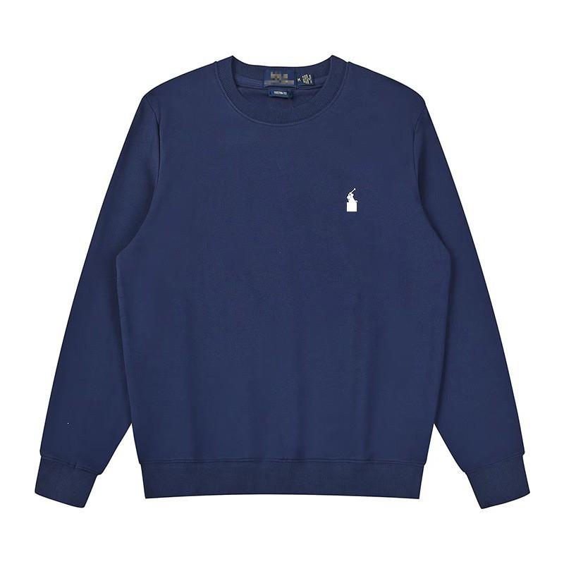 Unisex Lightweight Cotton Long Sleeve Pullover Hoodie Casual Round Neck Sweatshirt Fall