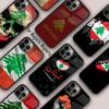 Магнитный чехол для телефона с флагом Ливана для APPLE iPhone 17 Air 16 14 13 12 Pro Max 15 Plus Беспроводная зарядка с чехлом MagSafe