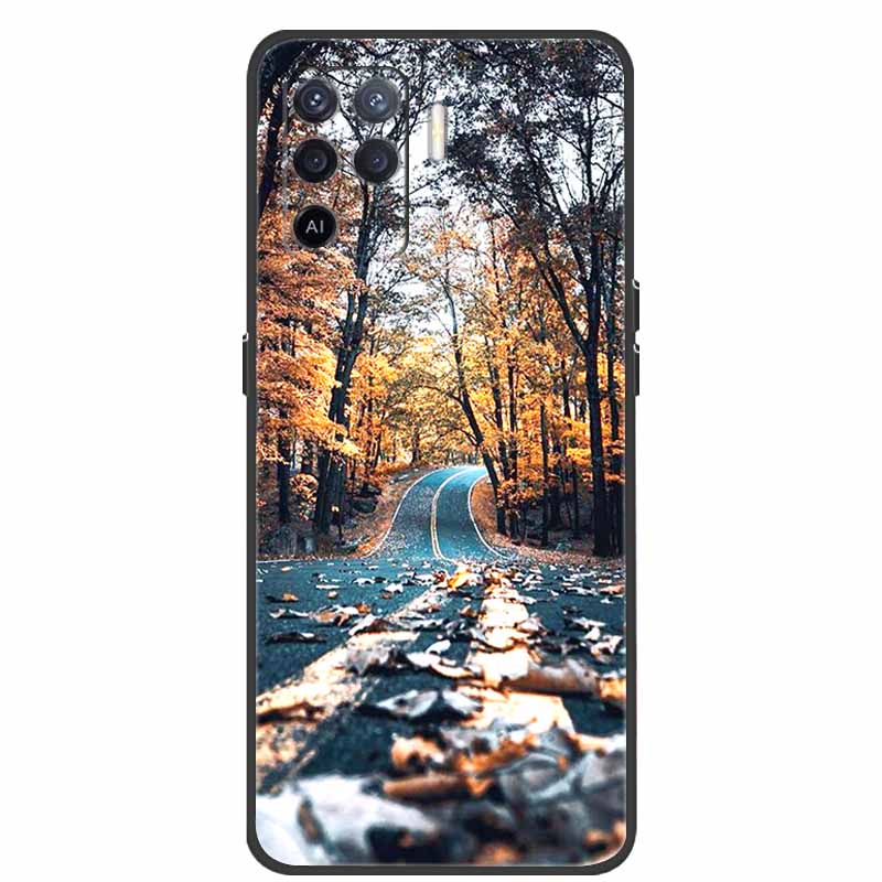 Для чехла OPPO Reno5 Lite Чехол Ударопрочный Мягкий силикон ТПУ Задняя крышка Для телефона Oppo Reno 5Z 5 Lite Чехол 5Lite CPH2205 Fundas