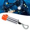 Scuba Diving Underwater Shaker with Clip/Rope Compact Safety Signal Bell Scuba Diving Safety Tank Rattle Stick