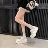 Thick-soled Comfortable and Versatile Two Wear Cool Slippers, Wear Women's Fashion Non-slip Casual Hole Shoes 2025 Summer and Autumn New