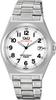 Cue Cue Analog Waterproof Watch with Date Metal White Silver & Men's Solar-Powered Display, Band, Dial, (H060-204)