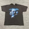 Винтажная футболка Эрика Клэптона World-Tour 1998 года XL 23x28 Черная
