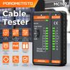 POROMETISTO MCT02 RJ45 RJ11 Тестер сетевых кабелей 8P/6P/4P/2P Тестер экранированных кабелей Детектор телефонных линий LAN Сетевых проводов