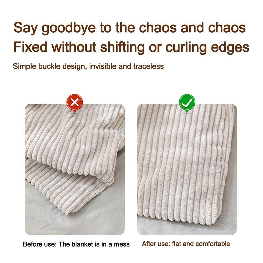 8/12 шт. Противоскользящие уголки для одеяла, Противоскользящие зажимы для простыни, Зажимы для одежды, Постельные принадлежности