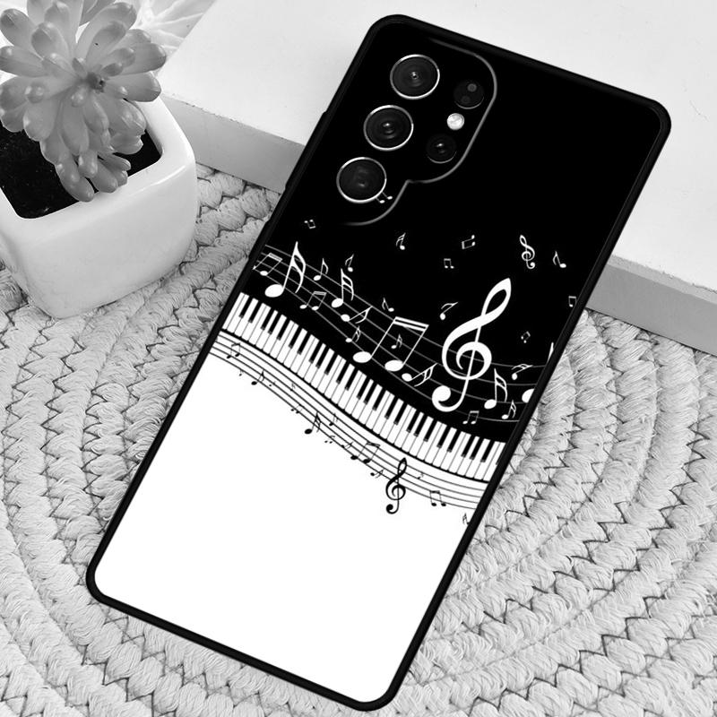 Силиконовый чехол для телефона с рисунком клавиш пианино для Samsung Galaxy note 10 pro S26 S25 S24 S23 S22 S21 Plus S25Ultra Capa Cover