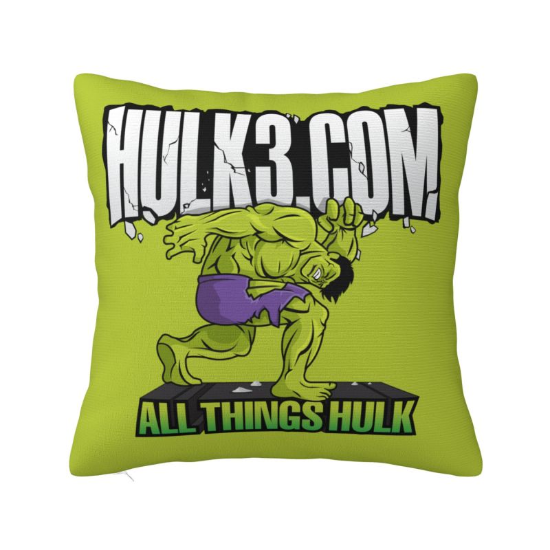 Пользовательская наволочка Халк 45x45см Бархатные Современные Подушки