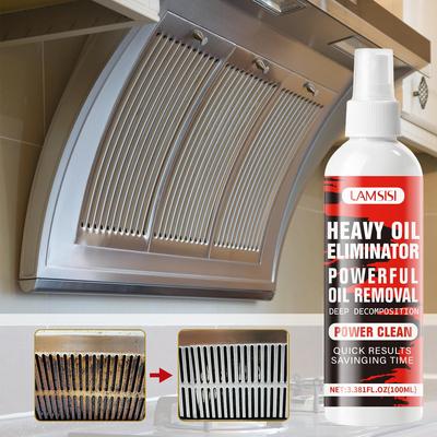 Heavy Oil Eliminator-Easily Dissloves Creasy Stains-Fast Acting, Long Lasting Formula-Non Damaging Equipment-100ml