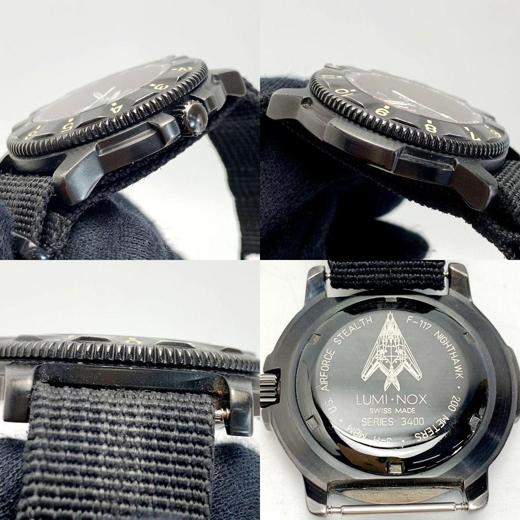 Б/у LUMINOX Luminox F-117 Night Fork Нержавеющая сталь 3400 Черный Кварцевые Мужские часы