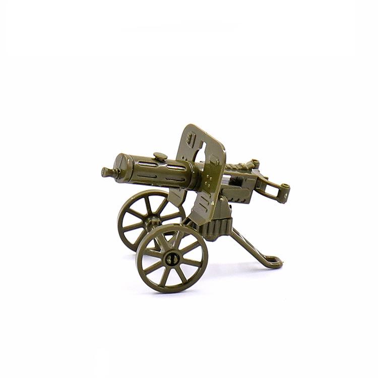 Нетоксичные 25/50/100 шт. Вторая мировая война Военные Армия Полиция Солдат Swat Оружие Пушка Строительные Блоки Фигурка Moc Аксессуары Модельные Кирпичики DIY Игрушка