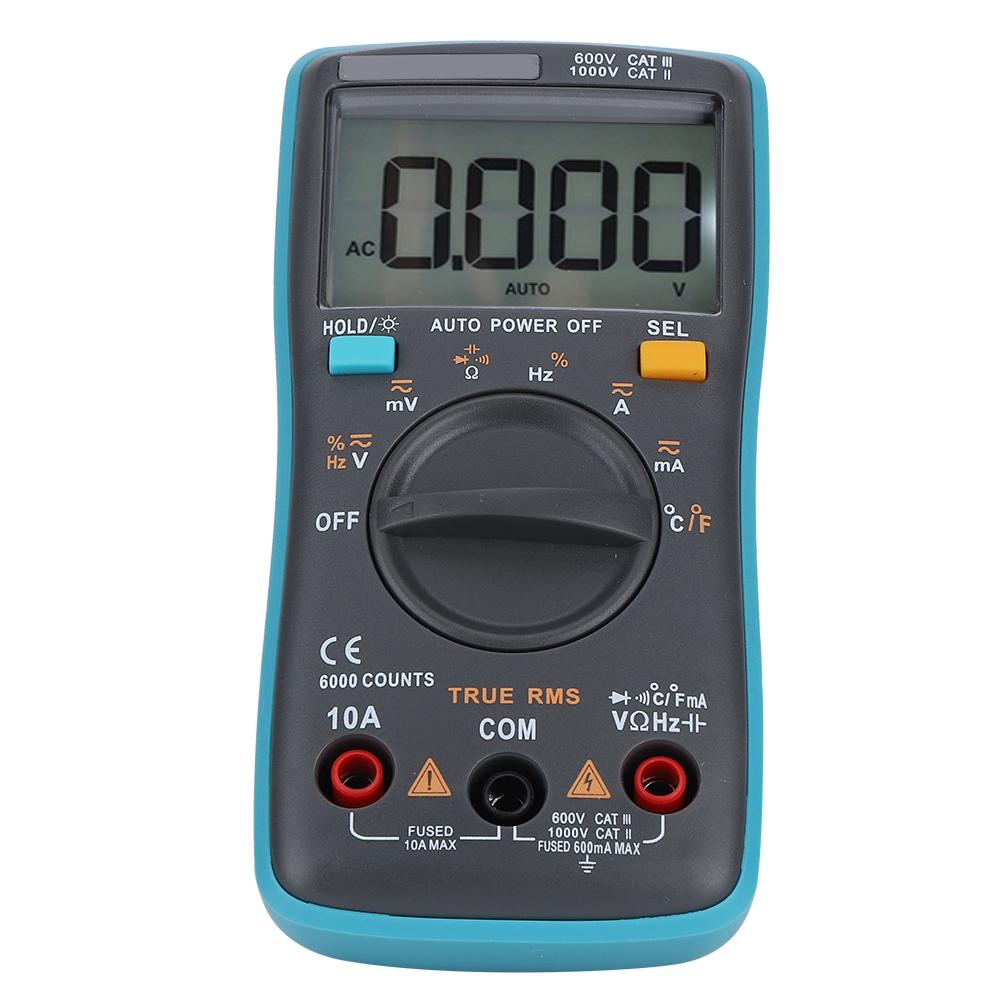 Автоматический диапазон True RMS цифровой мультиметр AC/DC напряжение сопротивление измеритель емкости для электрика