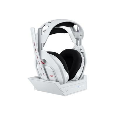 Игровая гарнитура - Беспроводная - Logitech G - Astro A50 Lightspeed Pro-G Graphene - Xbox, PS5, Switch, PC/Mac - Белая