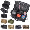 600D Tactical Pouch Storage Bag Large Capacity Camping Picnic Bags Gas Stove Canister Pot Carry Bags for Outdoor Hiking Travel