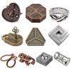 Головоломка из цинкового сплава: Интеллектуальная игрушка «Замок Любаня и Кунмина с девятью кольцами»