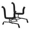 Universal Foldable Ukulele Violin Stand Bracket Adjustable Metal Holder for Ukuleles 4 4 3 4 1 2 1 4 Violins Black
