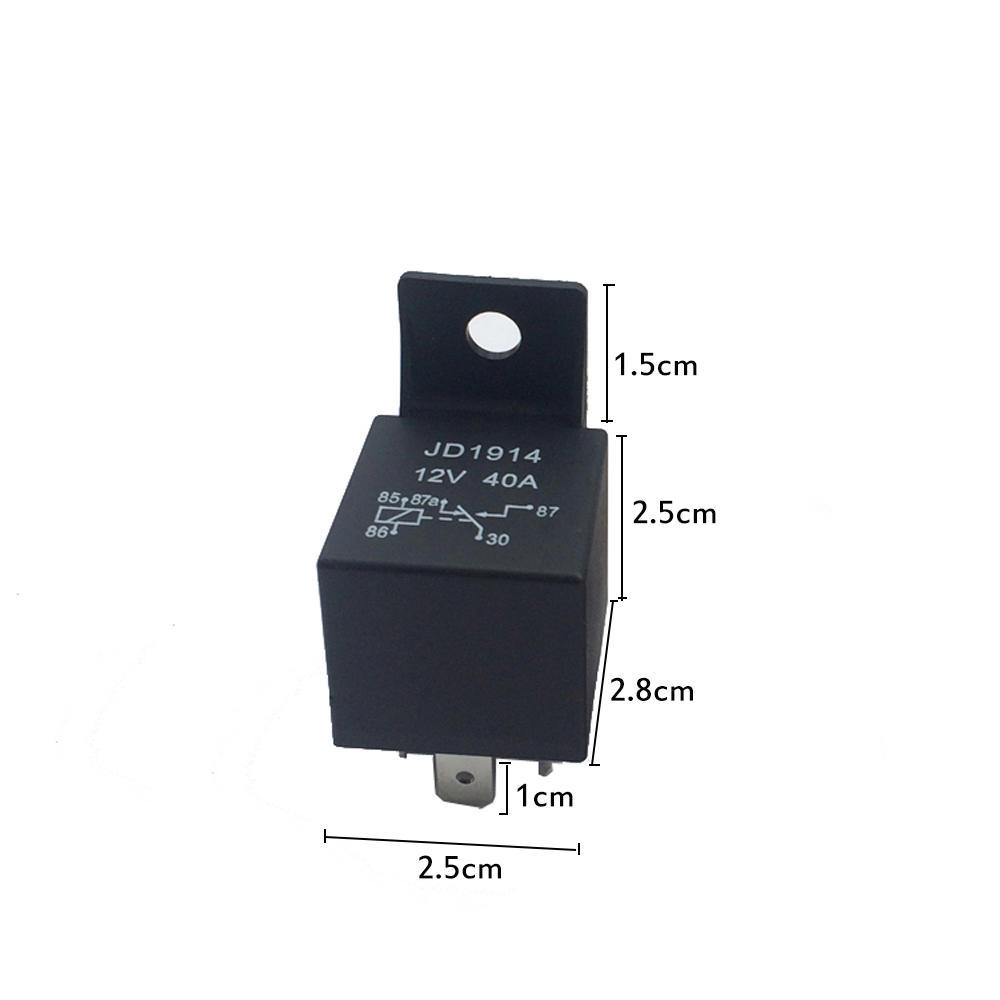12V 40A AMP 5 SPDT Car Truck Auto Automobile Automotive Relay with 5 Pin Socket 5 Wires for GPS Lamplight Fan Air