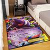 Multiple Sizes P-Pokemon Gengar Cards Printed Carpets Rugs for Living Rooms Bedroom Bedside Floor Mat Area Rug Home Decor Gifts