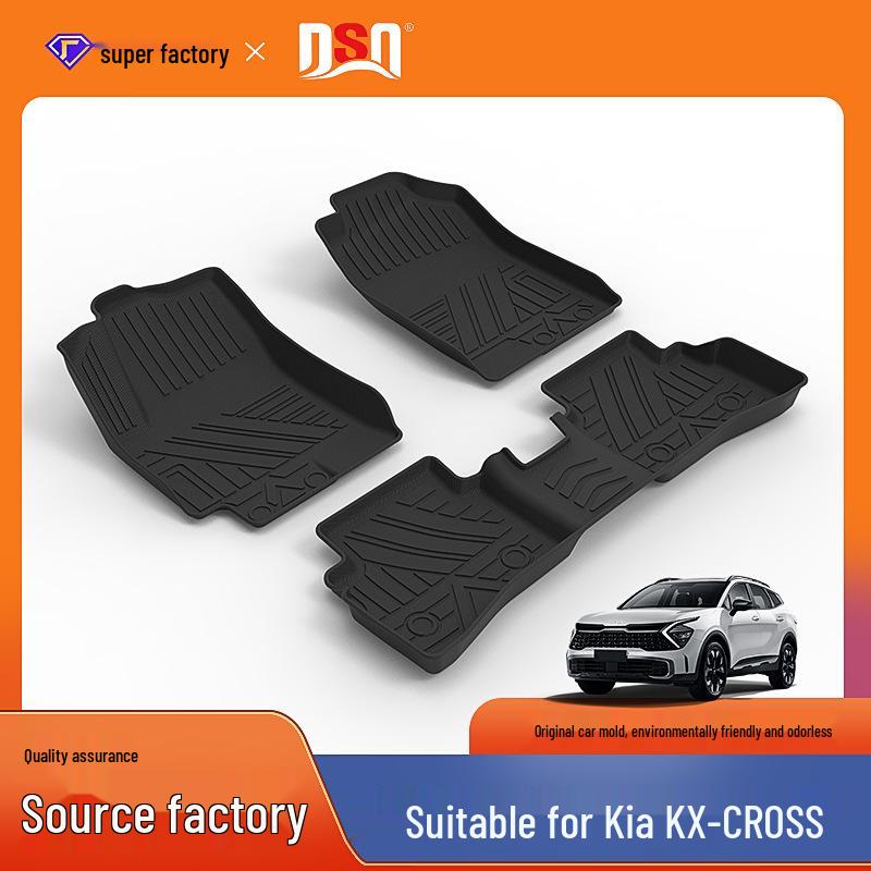 Kia K3, K5 GT, KX3, KXcross Всесезонные TPE Экологичные Автомобильные Коврики