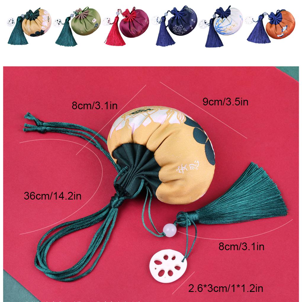 Festival Sachet Handmade Embroidered Bag Jewelry Friends Gift Empty Storage Drawstring Pouch Hanging Pendant Wedding