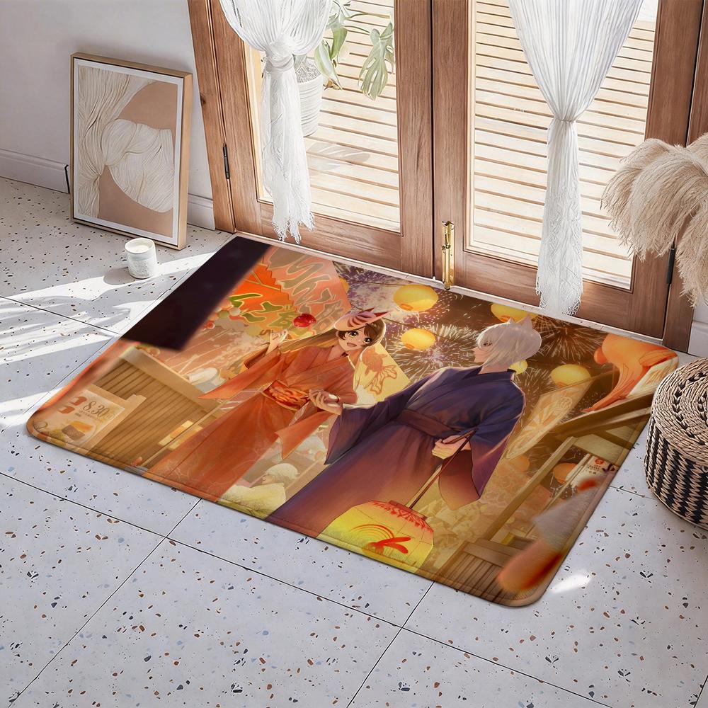 Anime Love K Kamisama K Kiss Floor Mat Eco  Flannel Doormat Non Slip Odorless Indoor Floor Rug Soft Short Plush Home Mat