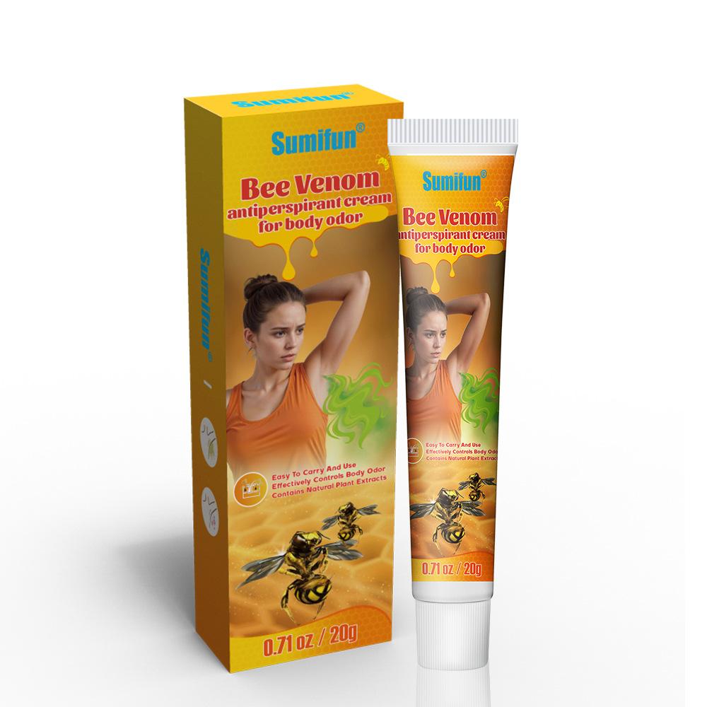 Sumifun Bee Venom Deodorant Cream for Underarm Odor and Sweat 20g